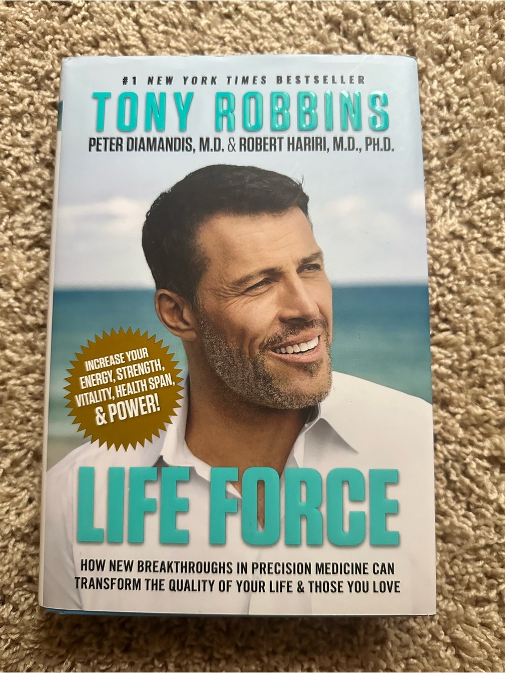 Life Force - Tony Robbins - Hardbound/dust jacket